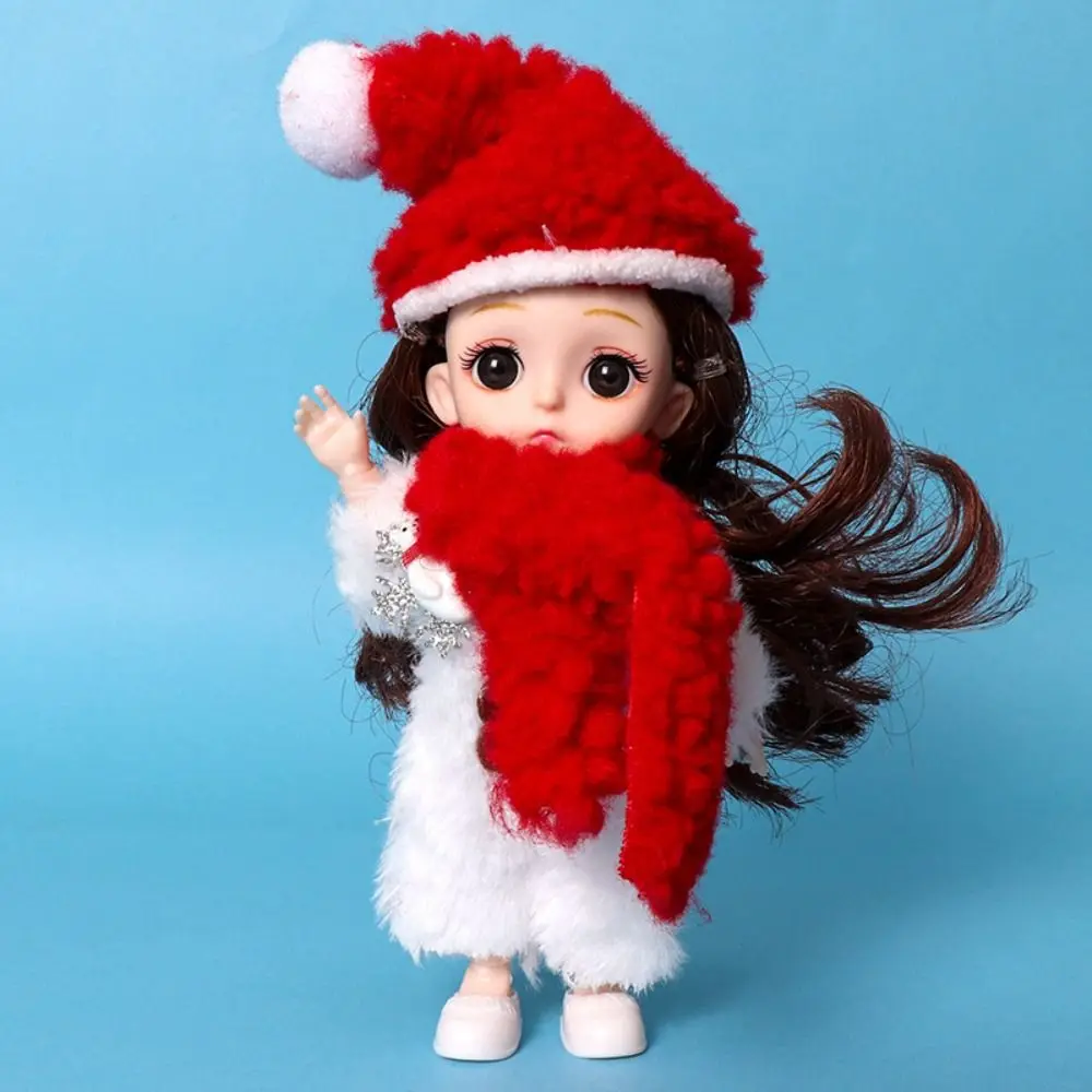 Viso rotondo Grandi occhi 16 cm BJD Doll 16 cm Figura mobile Faccia carina BJD Doll Dolce scala 1/12 Bjd Mini 16 cm Doll Girl Toy