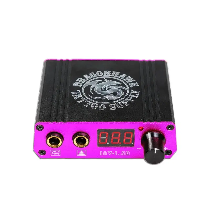 Dragonhawk Top Quality Mini Tattoo Power Box  LCD For Tattoo Machine Tattoo Power Supply