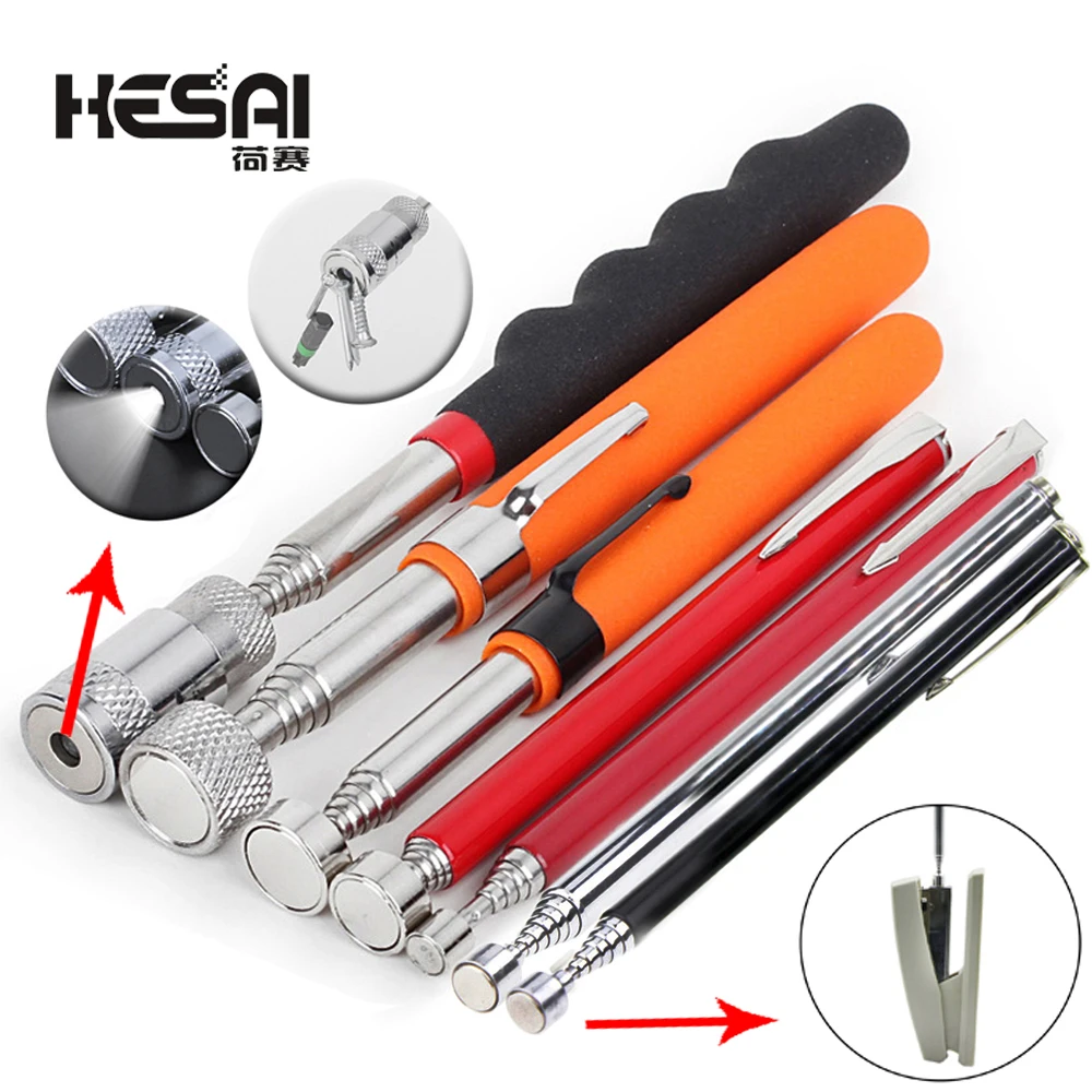 Mini Portable Telescopic Magnetic Magnet Pen Handy Tool Capacity For car servicePicking Up Nut Bolt Extendable Pickup Rod Stick