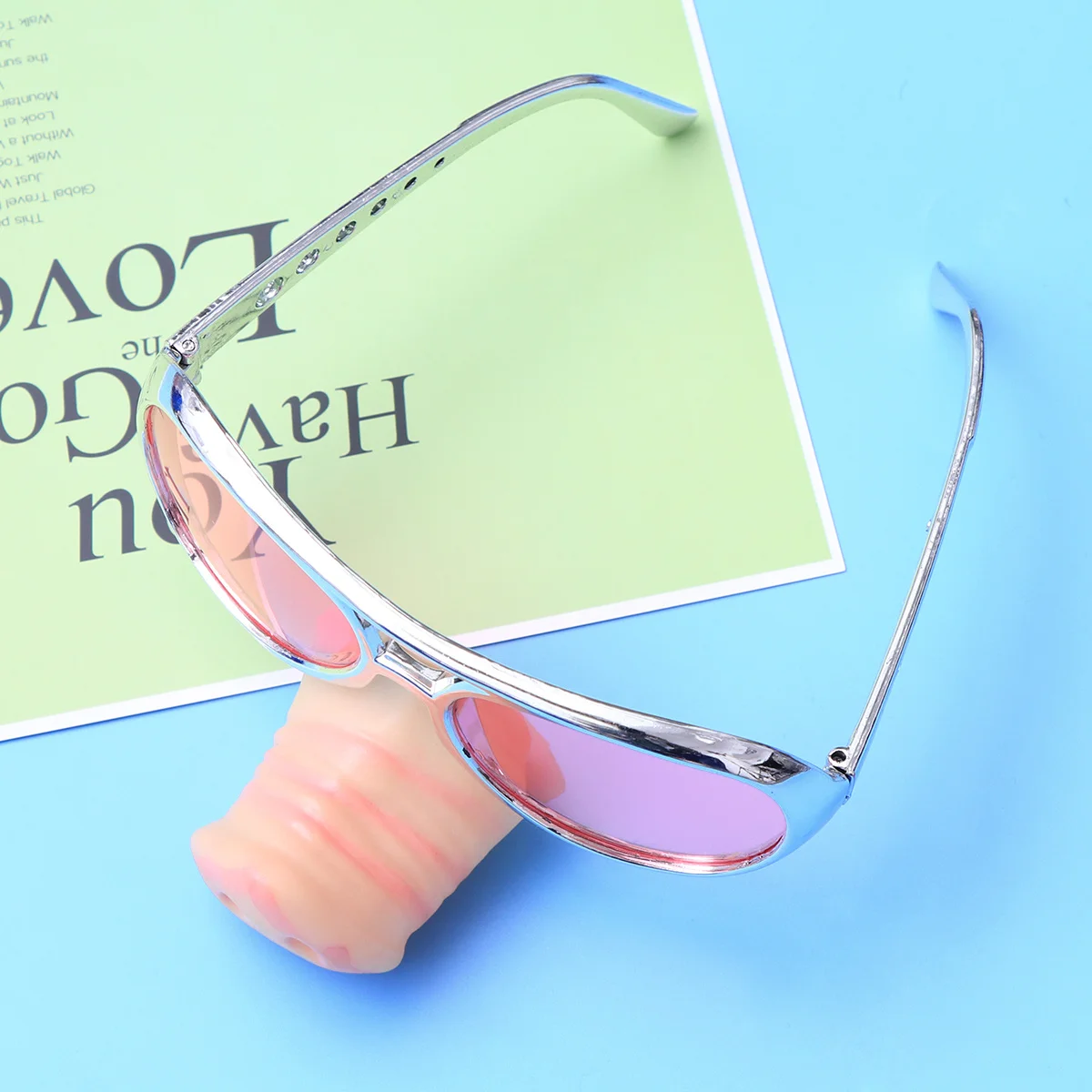 Divertidas gafas de sol de nariz de cerdo, accesorios de disfraces de fiesta novedosos para adultos, regalos de Halloween de deformación que no se decoloran