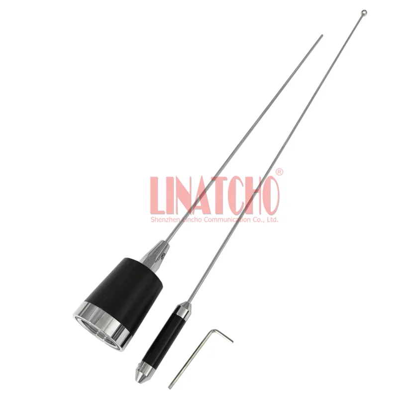 Detachable UHF 400-470MHz Frequency 5.5dB Mobile Vehicle NMO Mounting Car Two Way Radio Antenna