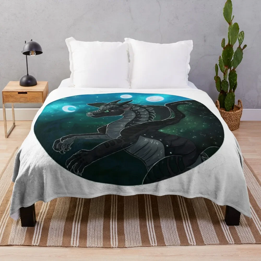 

Wings of Fire - Moonwatcher Throw Blanket Soft Big Luxury Furry Bed Blankets