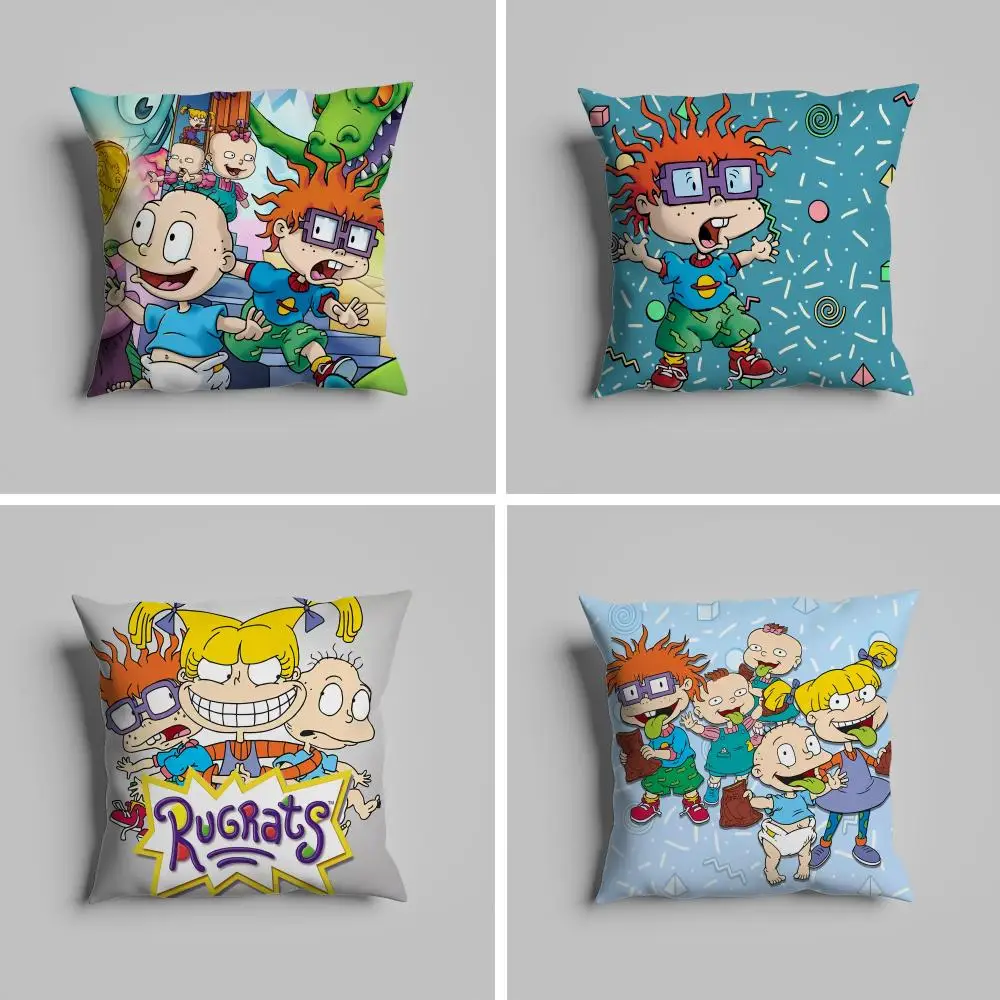 

Kawaii cartoon R-Rugrats Pillow Case luxurious home office, sofa decorative Multi sized car seat cushions, pillowcases