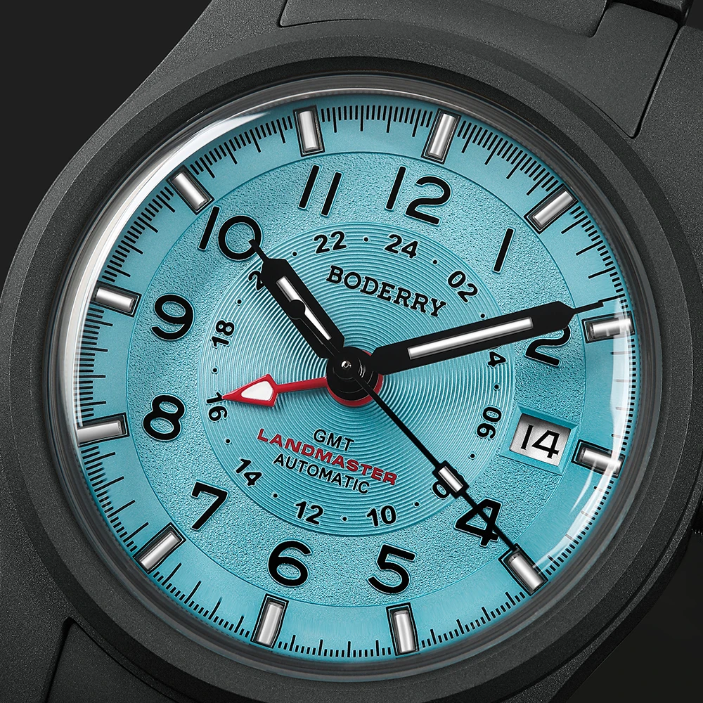 Boderry LANDMASTER GMT Field W – Field Watch Titanium 100M Sapphire Bewertung und Preis
