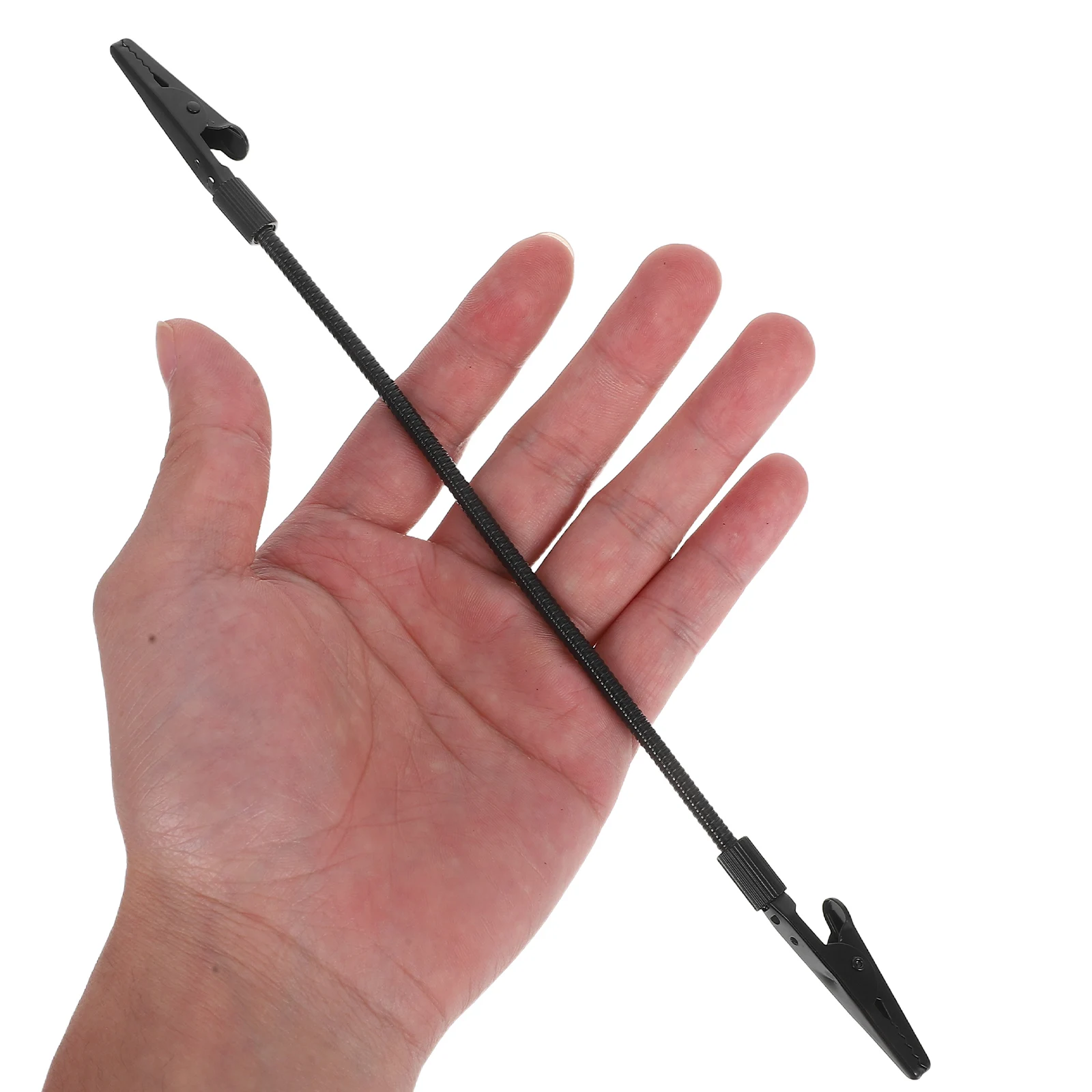 

2pcs Golden Soldering Wire Fixing Tool Alligator Clamps Photo Clip Holder DIY Metal Wire Clips for Pictures Memo Stainless Steel