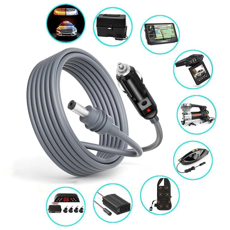 

2 м/3 м/5 м для Starlink мини-вилка прикуривателя к DC адаптер прикуривателя кабель питания водонепроницаемый для Starlink Mini