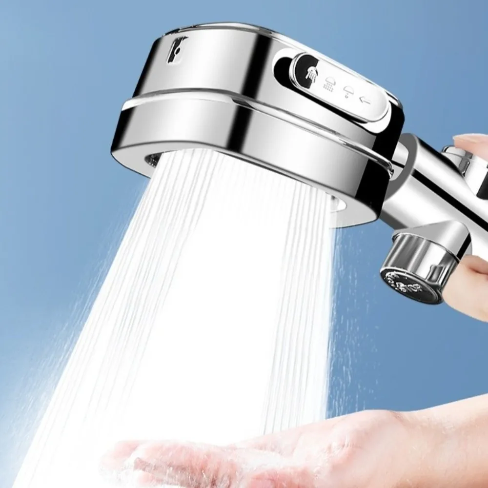 

3-режимная насадка для душа высокого давления, остановка одной кнопкой, простая установка, экономия воды, насадка для душа, универсальный светильник, роскошь