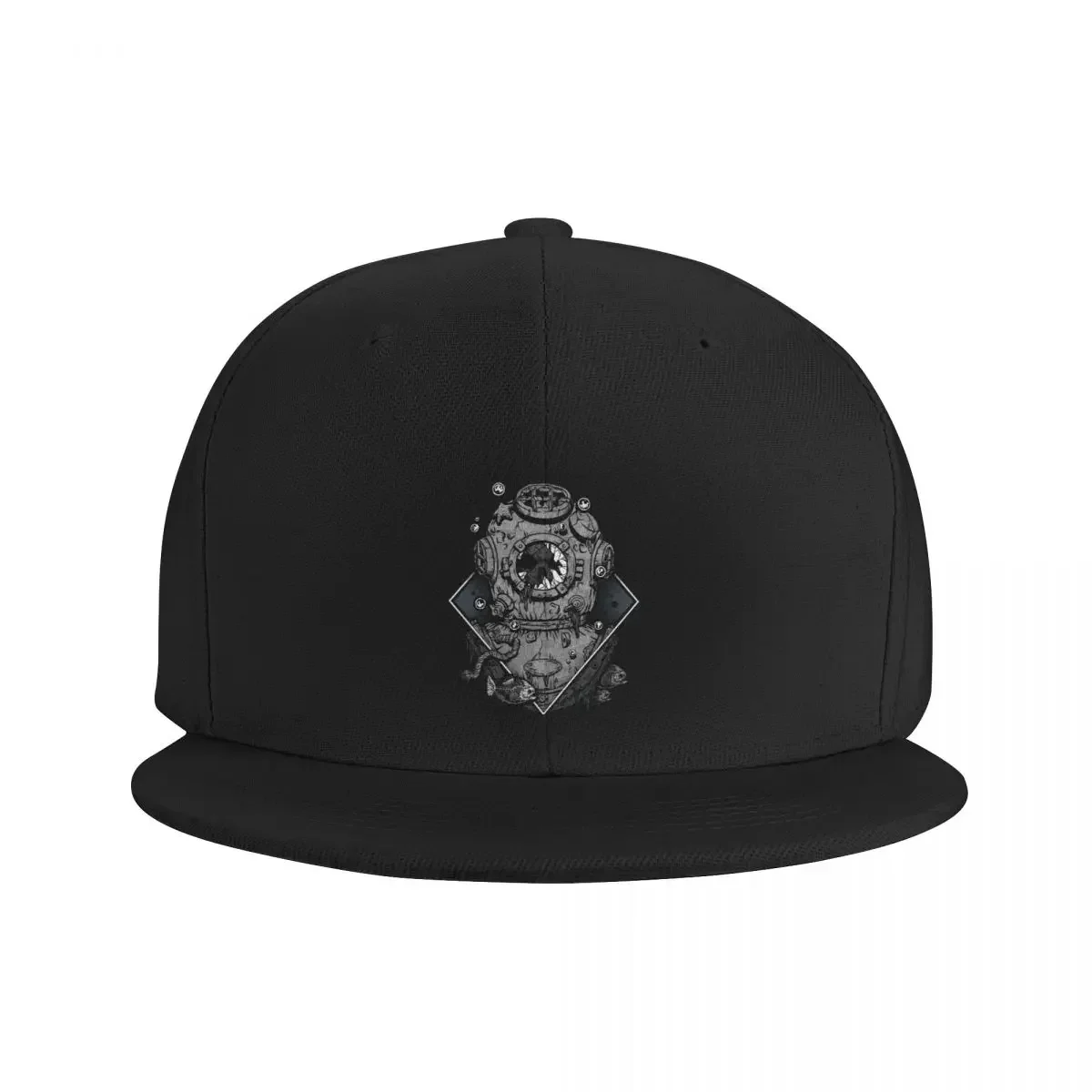 Gorra de béisbol con calavera de buceo personalizada para hombre y mujer, gorro de Skateboard plano, Snapback ajustable, sombreros de Hip Hop para hombre y mujer