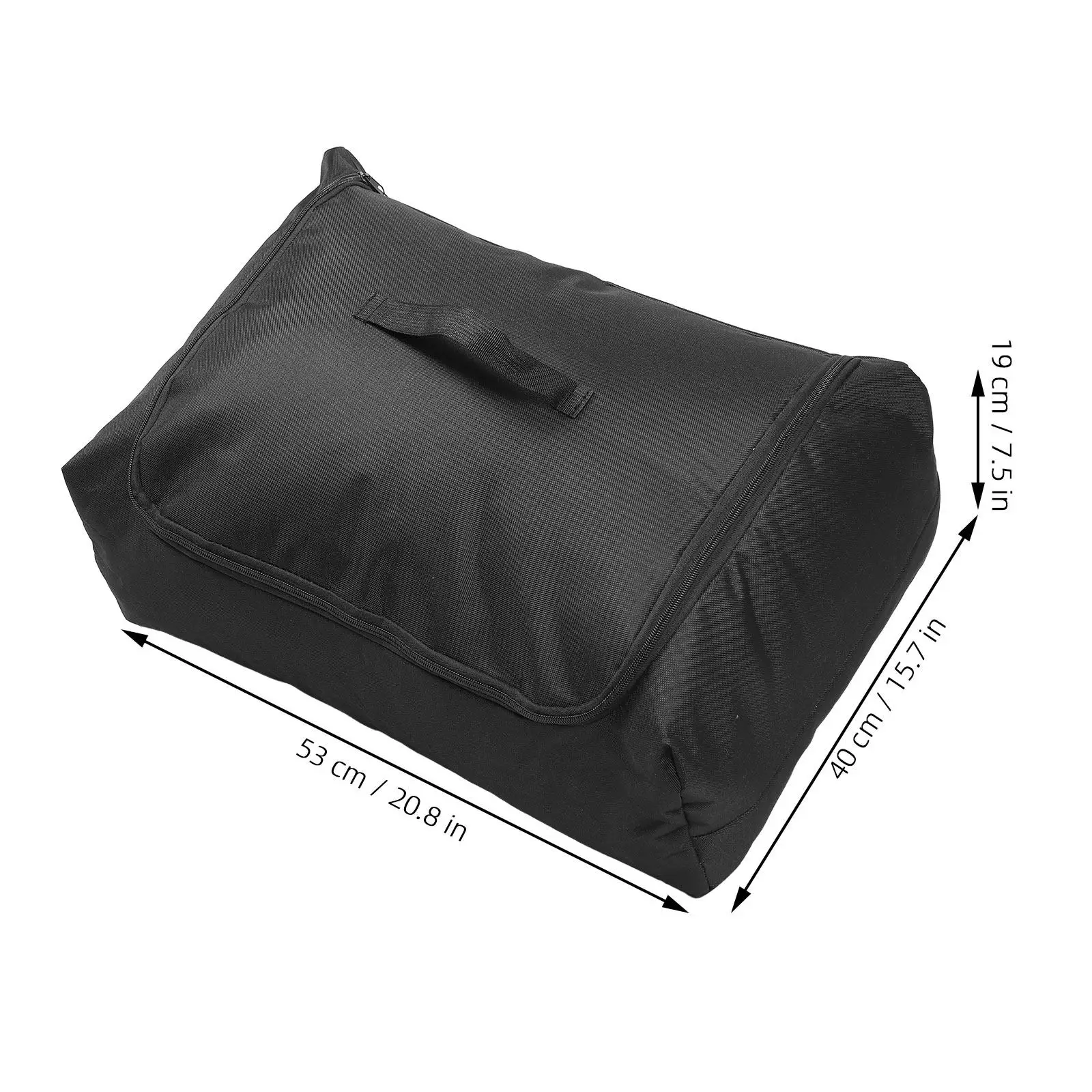 Black Bbq Meat Resting Bag Insulated Leakproof Thermal Fabric Food Storage Cooler Outdoor Cooking Meat Transporter Bag