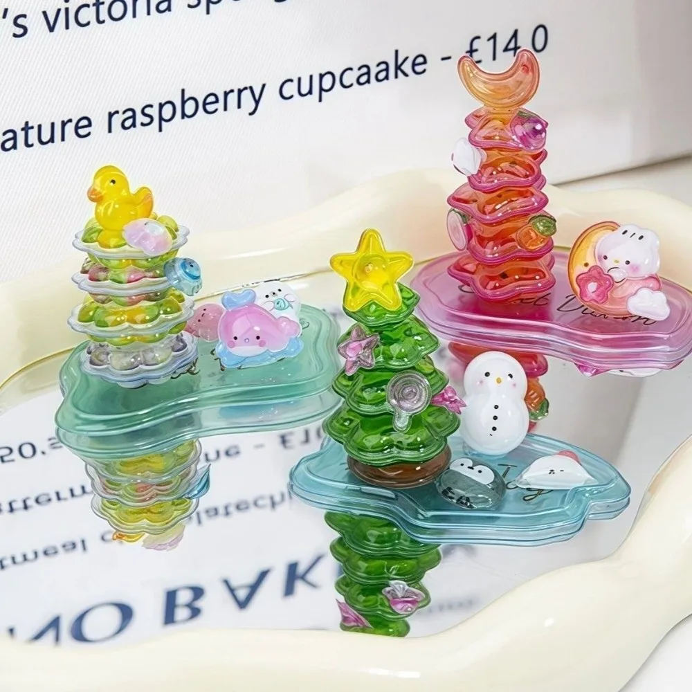 Creative Funny 3D Crystal Stackable Stickers Multifunctional Reusable DIY Decals Cute Self-Adhesive Cartoon Embossed Decals Gift