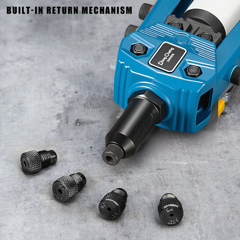 مسدس برشام بمقبض مزدوج، مسدس سحب احترافي يدوي رافعة عالية أكثر توفير العمالة، شد وتثبيت أنبوب الصفائح المعدنية