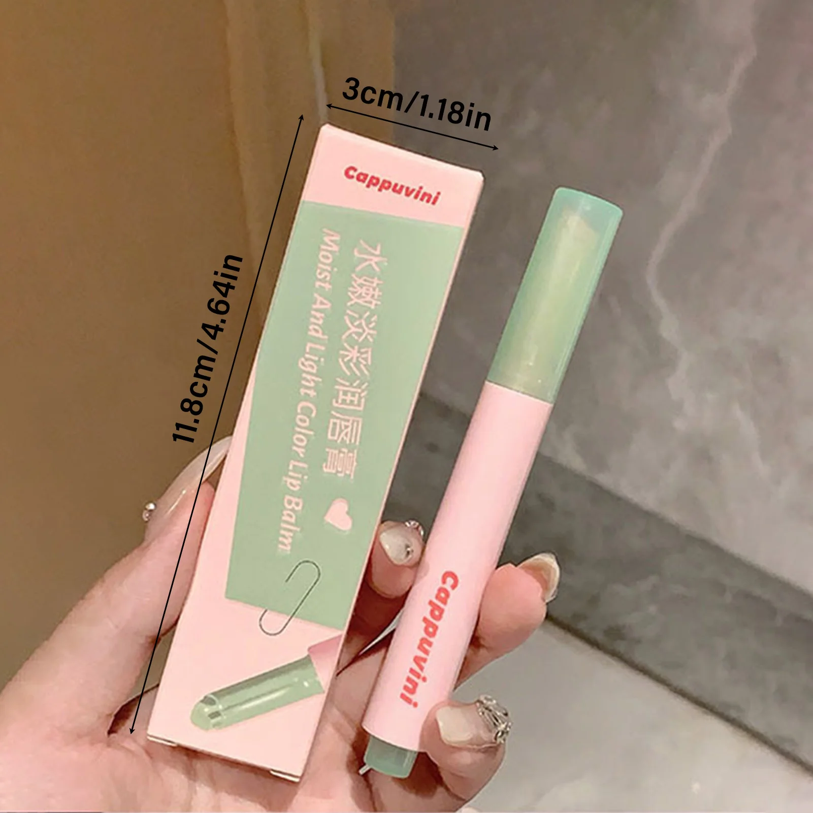 Woman Bright Colors Liquid Lipstick Full Coverage Revitalizing Lip Balm for Daily Makeup Everyday Use