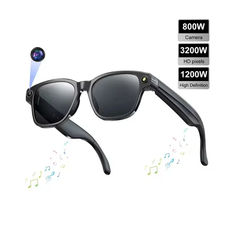

Smart Glasses L801 1200P HD Photo Video Recording 800W Camera AI Voice ChatGPT Glasses Bluetooth Music Call Wearable Sunglass