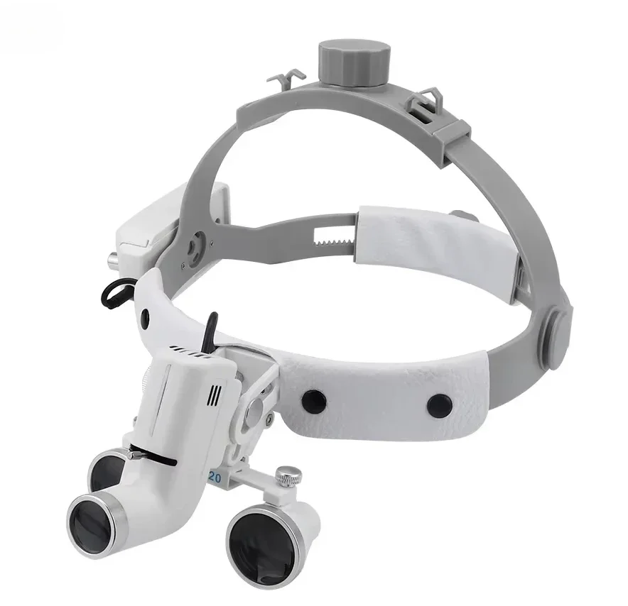 High Quality 5W Led ENT Examinations Headlight Medical Adjustables Chargeable Headlamp Equipment/Laboratorys Optical Glasses