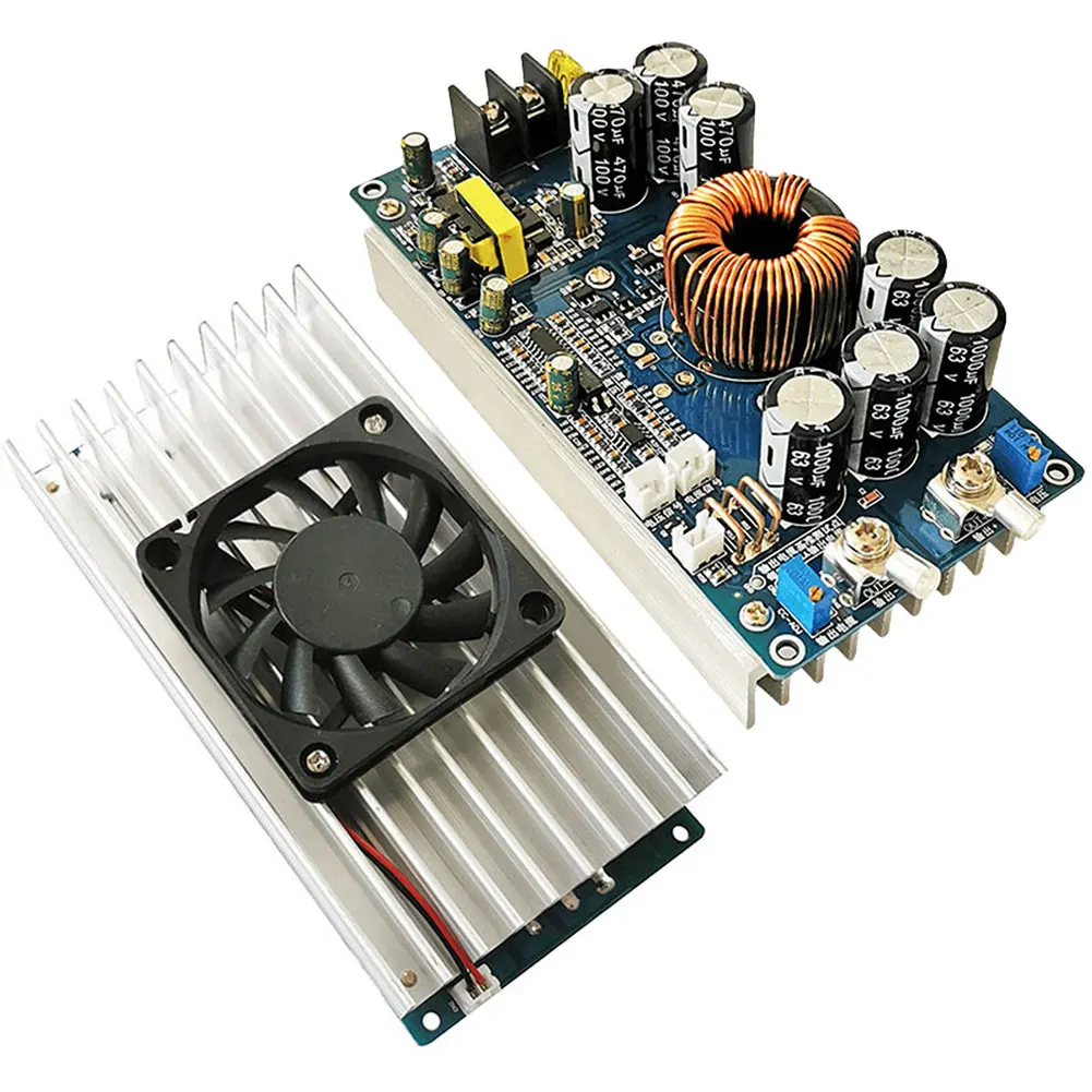 

DC-DC Step-Down Power Supply Converter Adjustable CC CV High Power Buck Converter Module DC 20V-70V