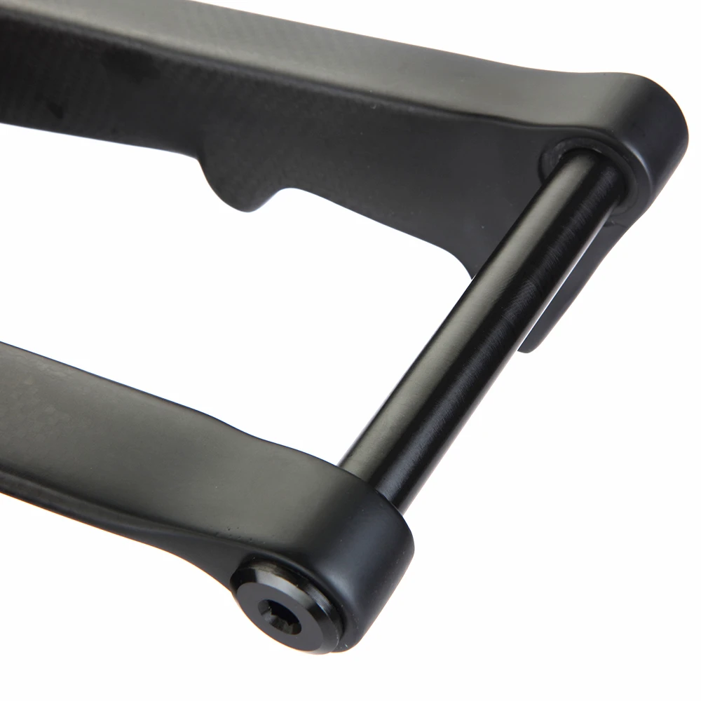 3k Textur T800 Carbonfaser Offroad-Fahrrad Starrgabel Vordere Mountainbike-Gabel mit Steckachse und Scheibenbremse Vorderer Offset 45mm 15*100mm – Detail 16