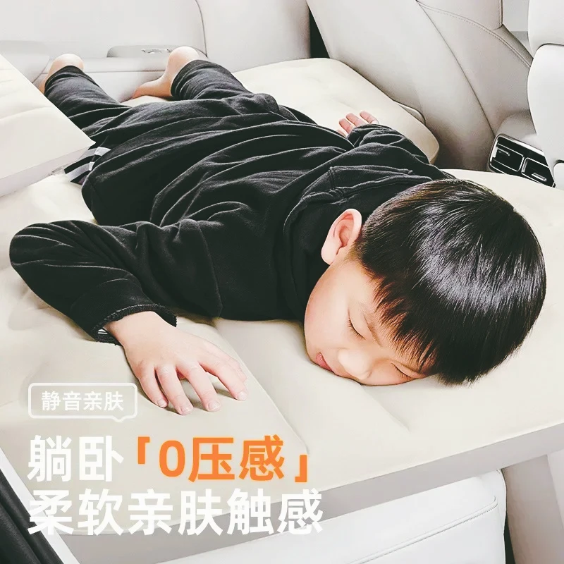 Colchón inflable portátil para dormir en el coche, colchón  viaje automático resistente para el asiento trasero l coche.