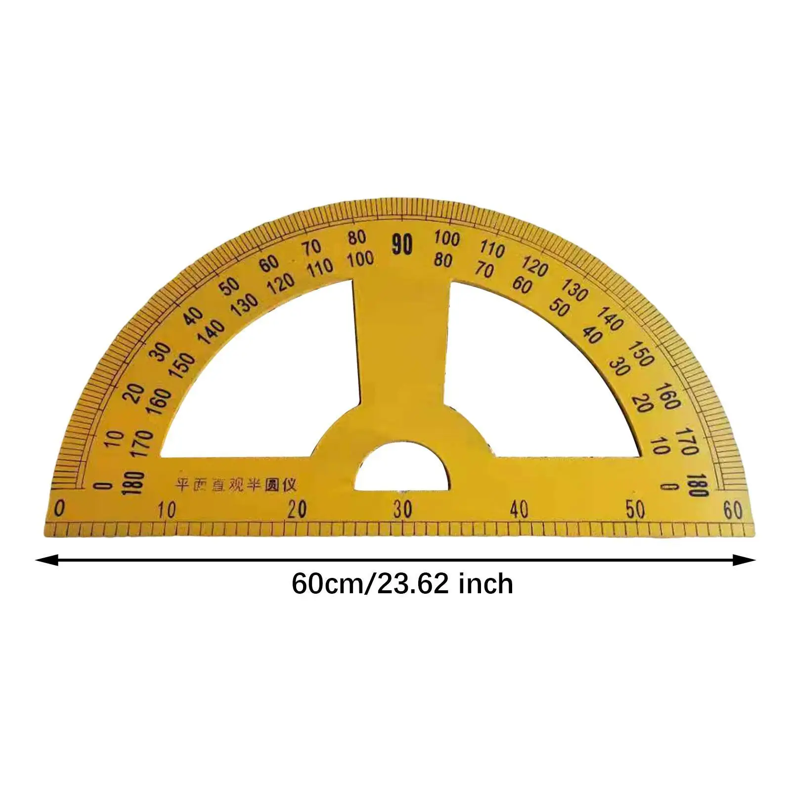 Regla geométrica de pizarra blanca, suministros de enseñanza digitales grandes, regla de geometría de matemáticas para dibujo, pizarra blanca de ingeniería