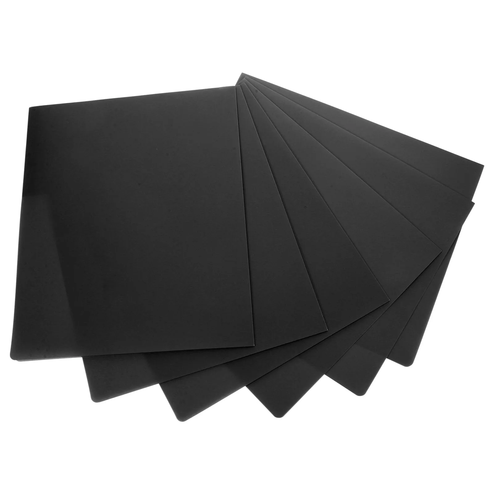 

6pcs Plastic Folders With Pockets Aesthetic Two Pocket Document Folders For School College Business Presentation Pp