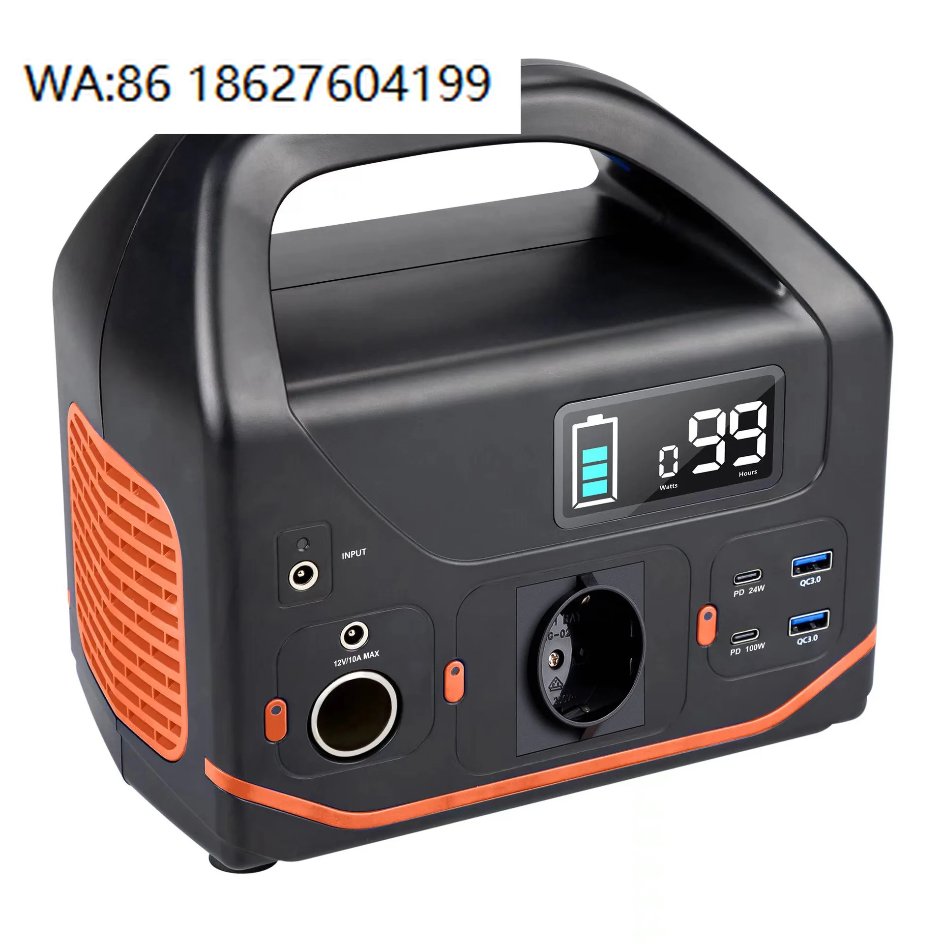 

300W 220V LiFePO4 Solar Power Supply, High Efficiency Mobile Energy Storage, Outdoor Stall Camping Emergency Bank