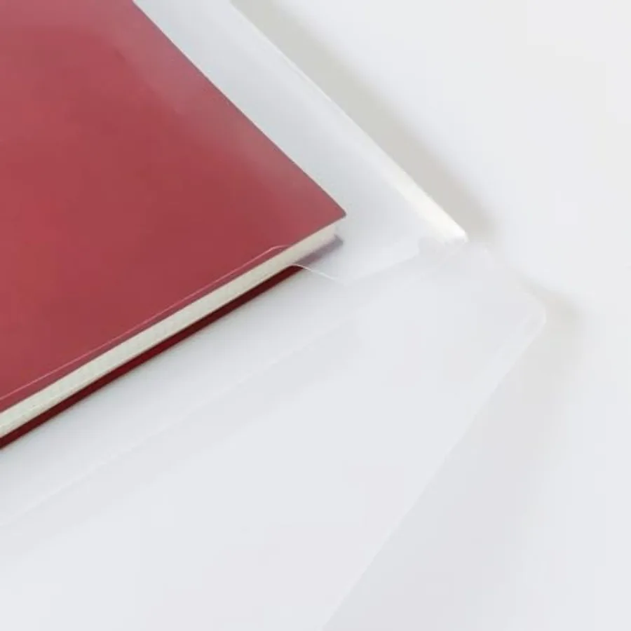 20 قطعة مغلف بلاستيكي شفاف مع زر إغلاق Sp البلاستيك مقاوم للماء مغلف مجلد ملفات مجلد شفاف للمستندات Le