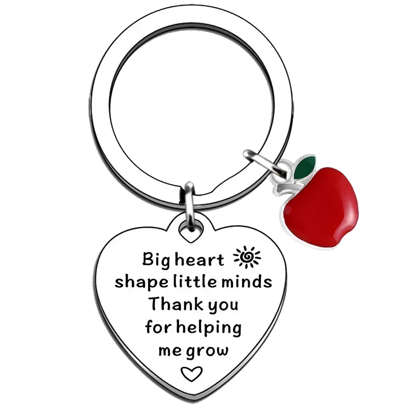 Cute Teachers ' Day gift Keychain Teacher Appreciation Gifts Key chain Keyring Holder Teacher Graduation Gifts