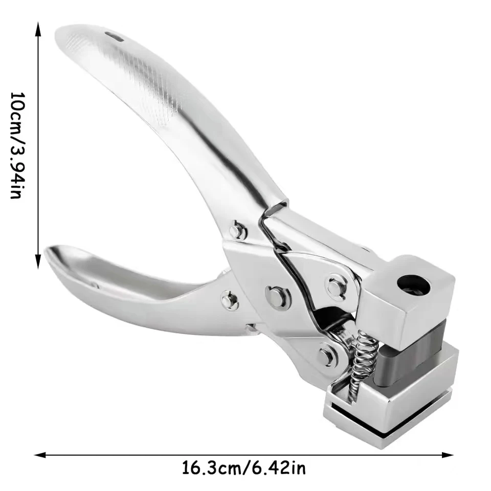 T Slot Forma Hole Punch, Heavy Duty Tag Socos para Artesanato de Papel, Brinco de Mão, Badge Hole Punch para ID Card Hard Pl