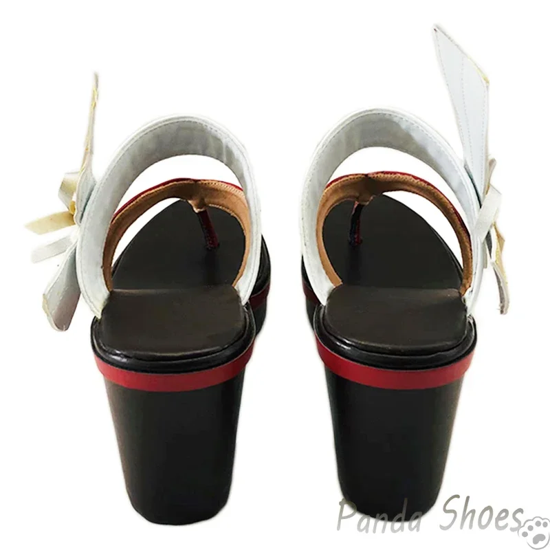 Genshinimpact Yae Miko Cosplay Shoes Anime Game Cos Clogs Boots Yae Miko Cosplay Costume Prop Shoes for Con Halloween Party