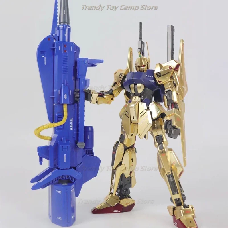 【متوفر】DABAN 6651 MG 1/100 نوع الإنتاج الشامل Hyaku Shiki الشمبانيا الذهب التجمع أطقم منمذجة لعبة روبوت يمكن وضعها هدية