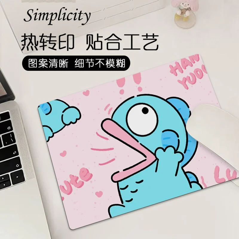 Sanrio MousePad Non-slip ugly Fish Cute Office Non-slip Game Desk Mat Coaster Creative Kawaii Computer Keyboard Mouse Pad view 2