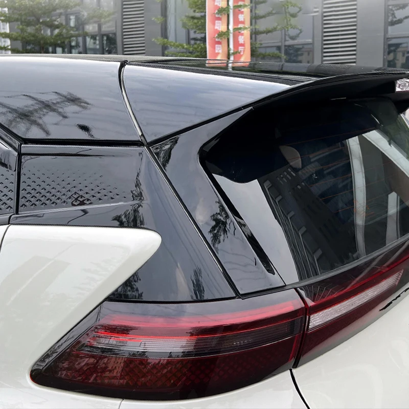 For BYD Seagull Dolphin Mini 2023 2024 Side wing decorative frame of the vehicle rear spoiler with non perforated Stickers