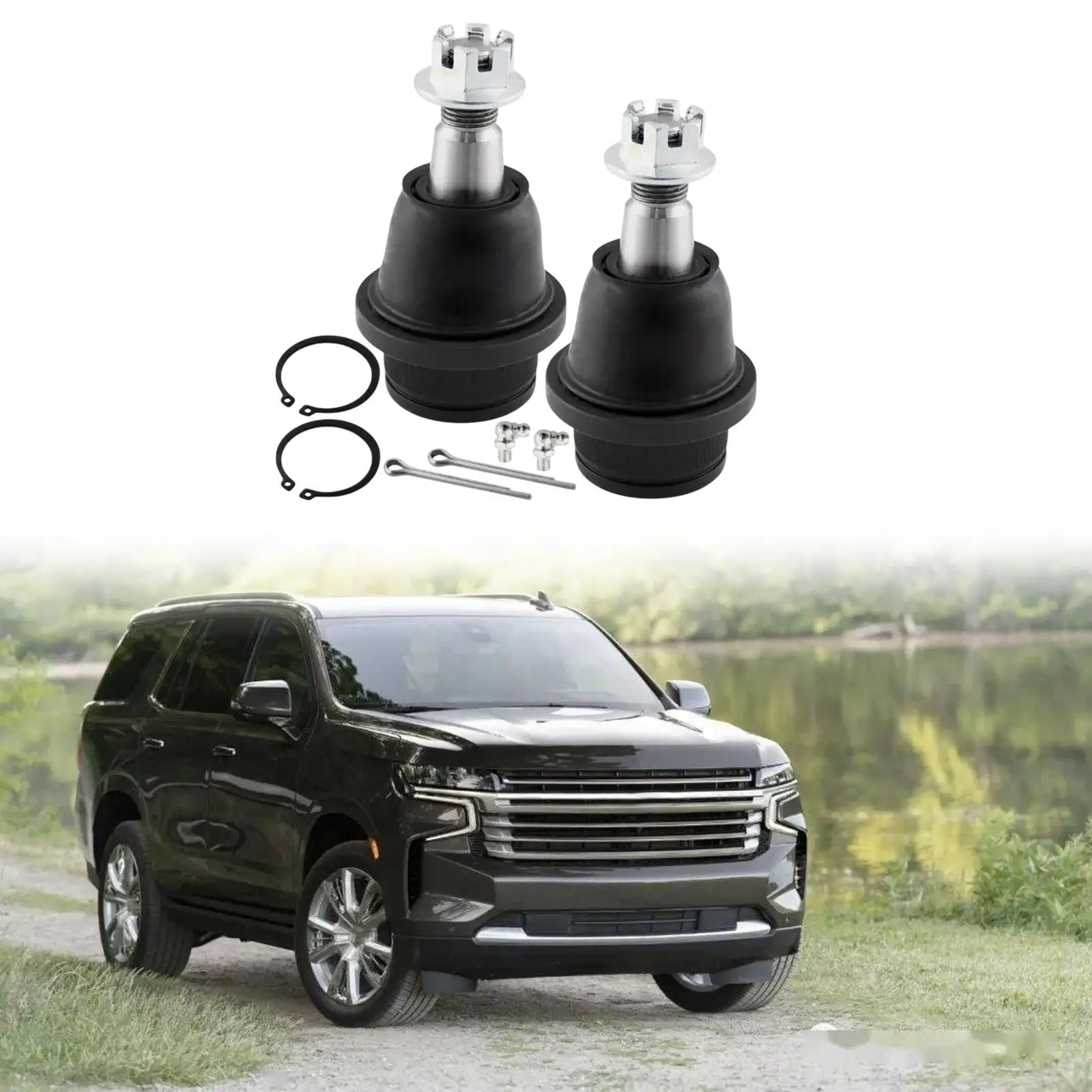 

2x Front Lower Ball Joints Accessories Portable Front Driver and Passenger Sides Spare Parts Direct Replaces High Performance