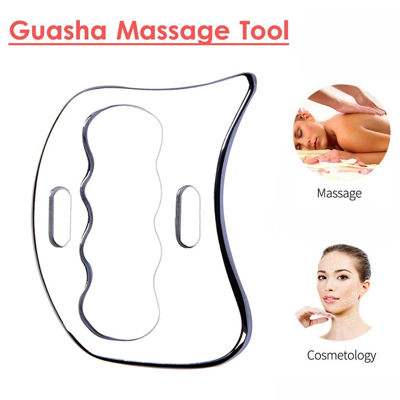 Stainless Steel Muscle Scraper Gua Sha Tool Fascia Scraping Skin Massage For Body Shoulder Back Neck Arm Legs