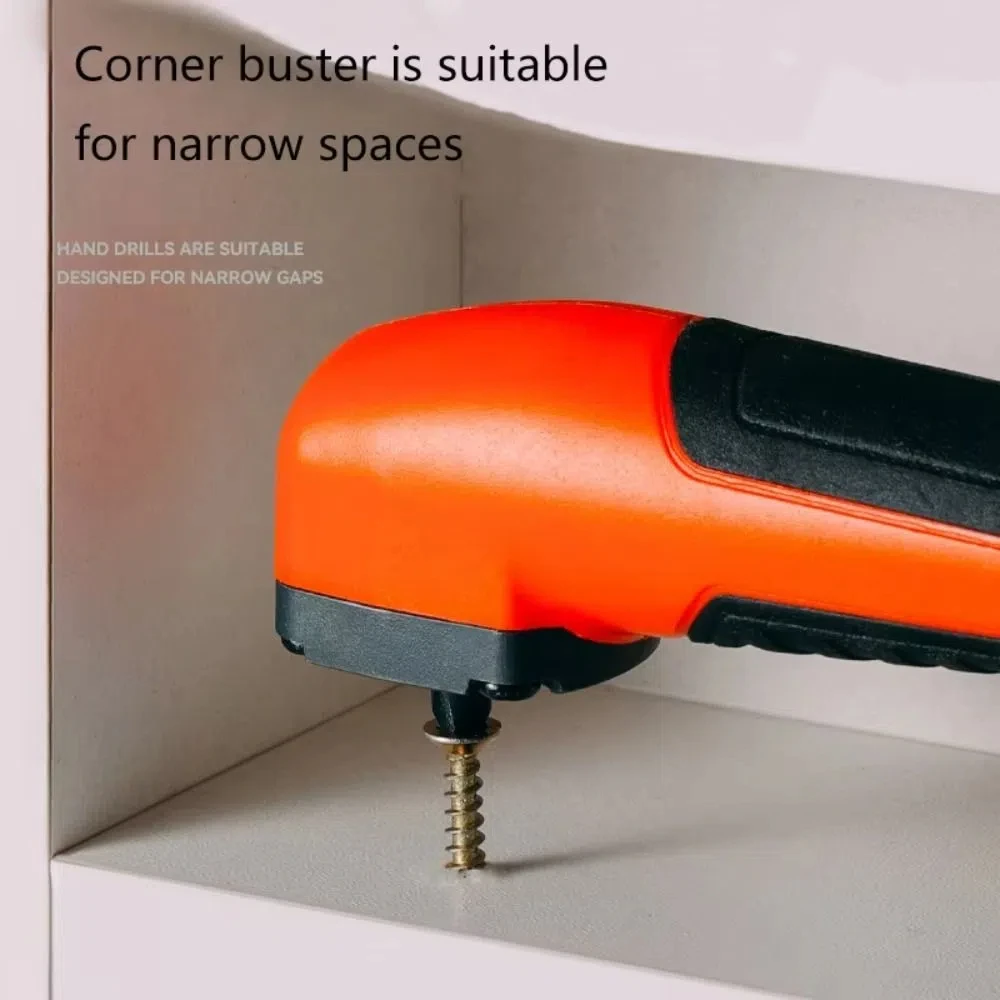 ترقية الزاوية اليمنى تمديد سائق الانحناء 90 درجة تدوير اليسار واليمين حامل المقبس المغناطيسي الأزرق والبرتقالي أداة يدوية