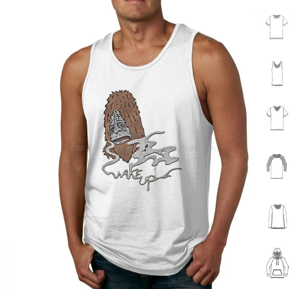 Sassy Wake Up The Big Lez Show Tank Tops Vest Sleeveless Sassy The Big Lez Show Sassy The Sasquatch Pattern Sasquatch