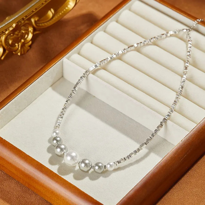 womens-birthday-silver-bead-pearl-necklace-design-sense-pearl-glass-beads-high-end-exquisite-ladies-summer-clavicle-chain-gift