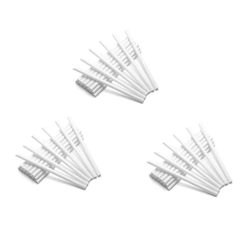 ABMS-150 PCS Plastic White Cake Dowel Rods For Tiered Cake Construction And Stacking (0.4 Inch Diameter 9.5 Inch Length)
