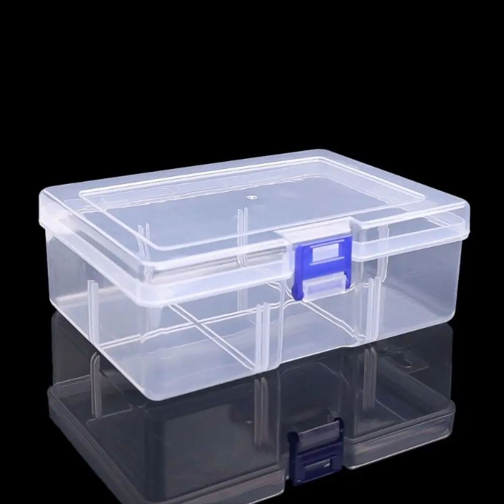 1Pcs Screw Sewing Cases Jewelry Display Box Transparent Large Capacity Practical Toolbox Component Tools Dustproof