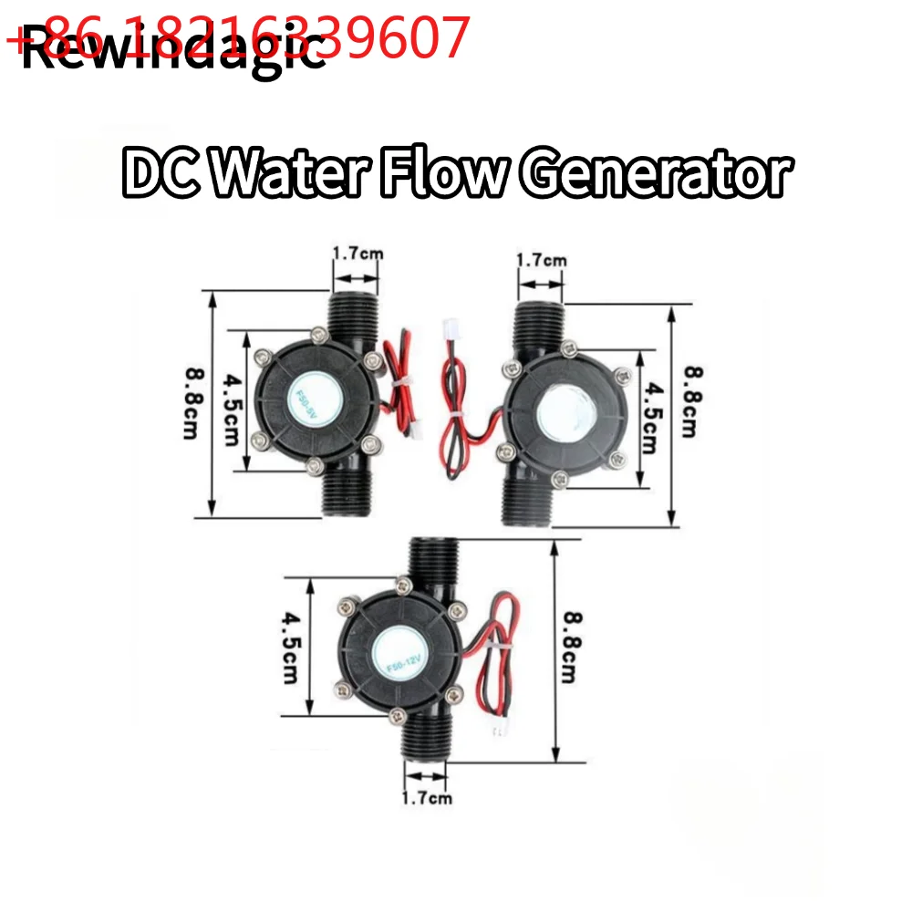 YAO DC 5V 12V 80V Micro Hydro Generator Water Flow Pump Turbine Hydroelectric Power Energy Generators Mini Water Turbinen Genera