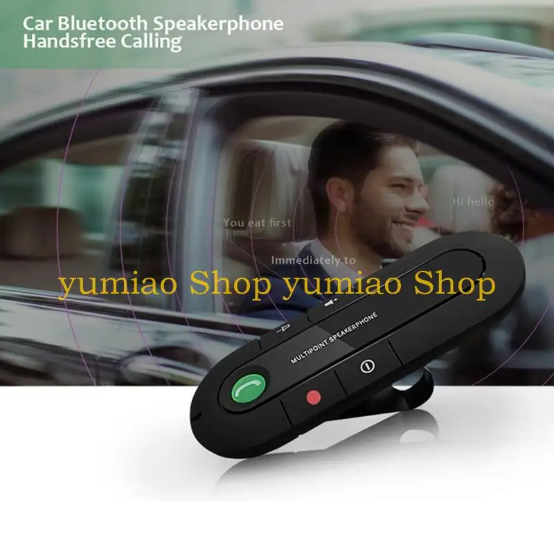 

587B Dual 2W Bluetooth-compatible 4.1 in Car Speakerphone for Handsfree Talking Siri