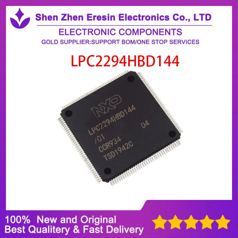 

Бесплатная доставка, 1 шт./лот LPC2294HBD144 QFP144, новый и оригинальный
