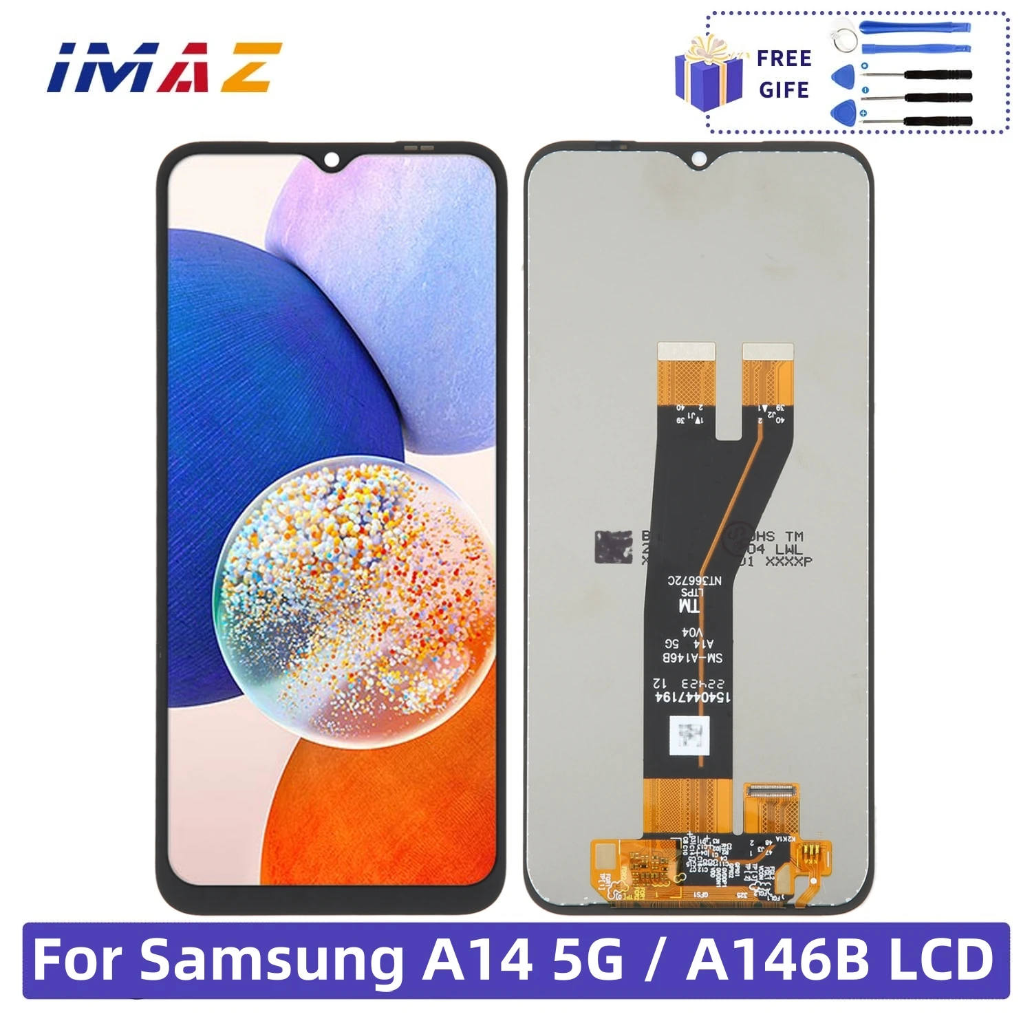 High Quality For Samsung Galaxy A14 5G A146 LCD Display Touch Screen Replacement For Samsung A14 A146B A146U A146P LCD Display