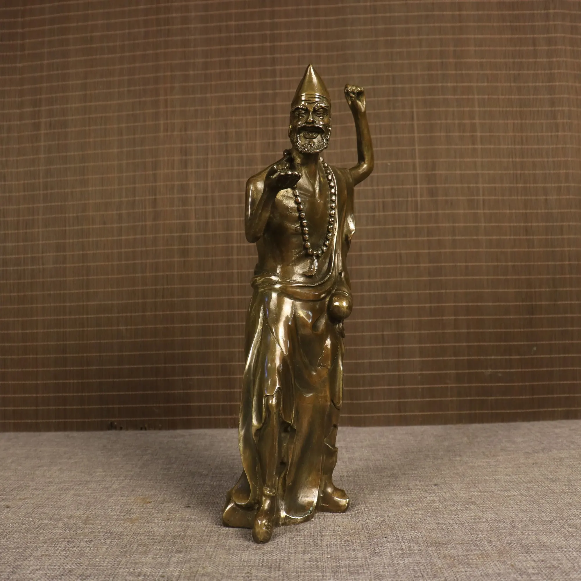 Brass Ji Gong Statu…