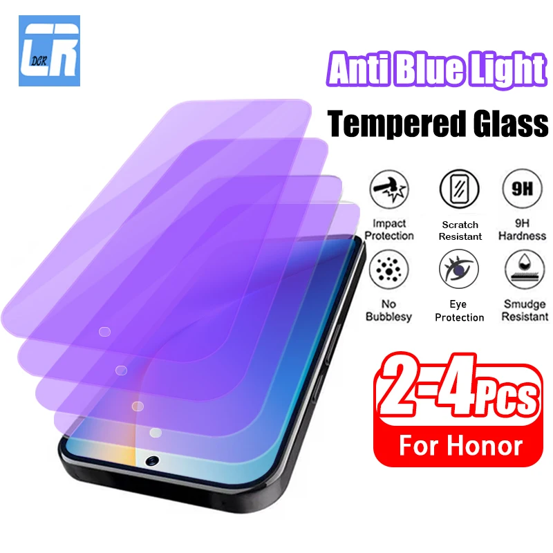 

2-4Piece Anti Blue Light Screen Protector For Honor Win RT High-Quality Tempered Glass For Honor Win 5G Unlock Protective Film