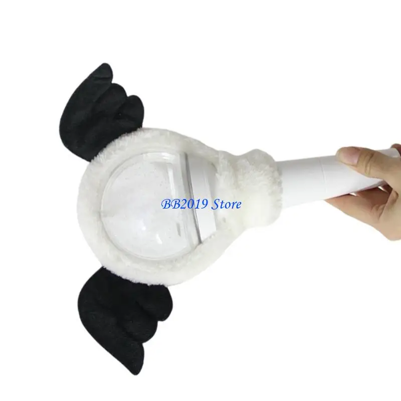 Q0KB Plush Sleeve Scratchproof Light Protect Cover Glow Decorative Sheath