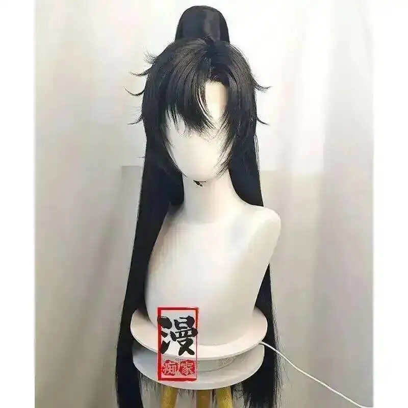 Mo Ran Styled Wig Erha And His White Cat Master Chu Wanning Customized Wig Anime Accessories Prop Ear Headwear Halloween Gifts