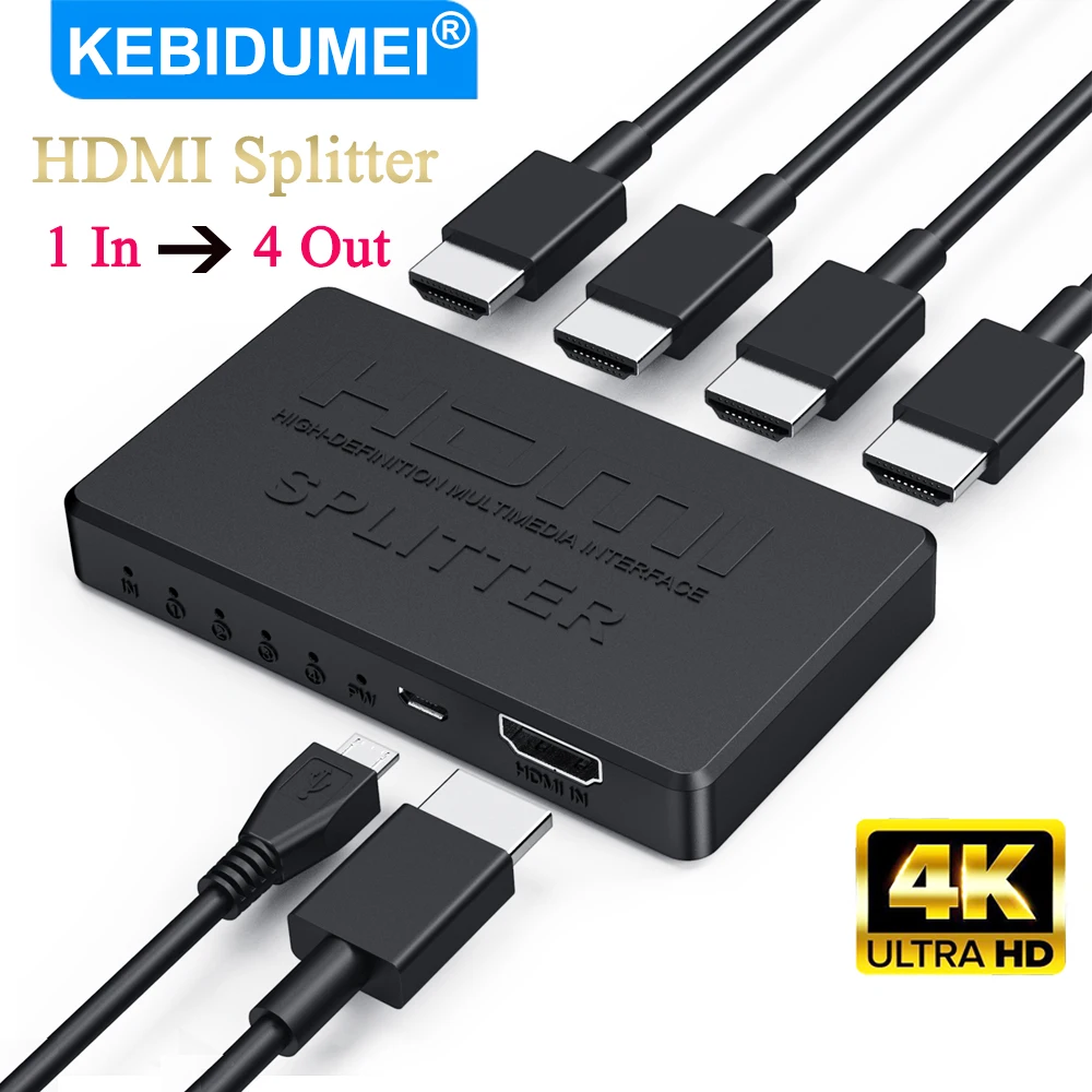 4K Hdmi Splitter 1 …
