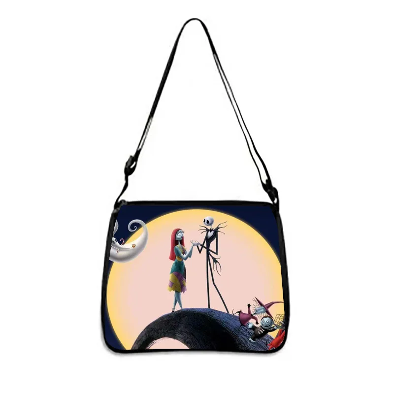 The Nightmare Before Christmas Crossbody Bag Cartoon Movie Peripherals Waterproof Wear-resistant Backpack Large Capacity Gifts