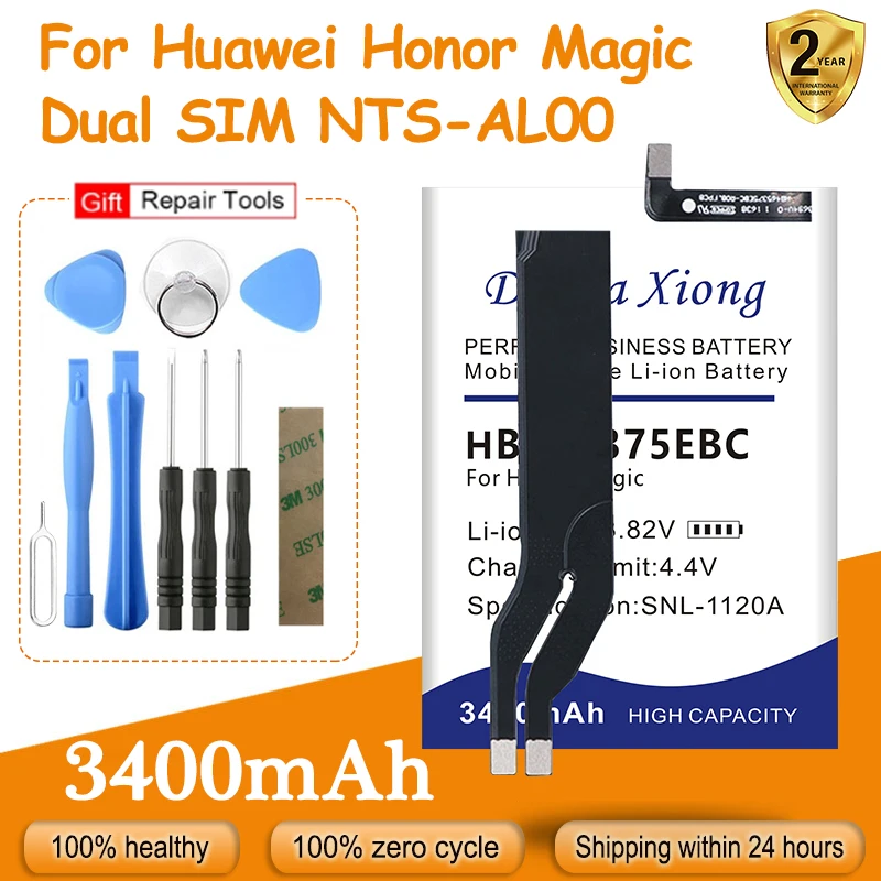 High Quality New 3400mAh Battery HB465375EBC For Huawei Honor Magic, Honor Magic Dual SIM, NTS-AL00