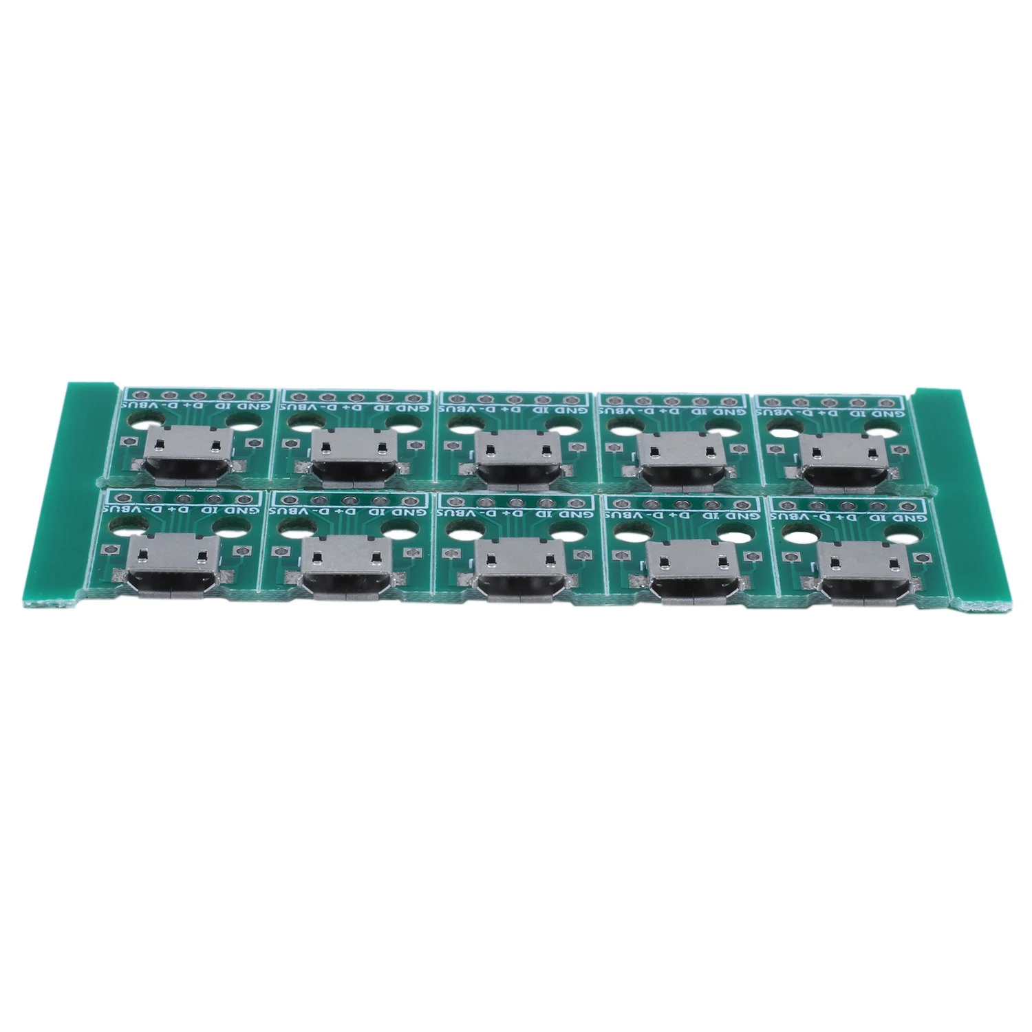 10Pcs Micro-Usb To Dip Adapter 5Pin Female Connector B Type Pcb Converter